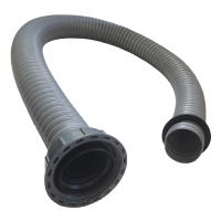 LONMATE 灰色排水管(斜边接口不用胶垫)带钢丝 1m内径5.6cm 一条