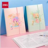 得力(deli)娅米联名20页试卷册 中小学生试卷文件整理 办公用品 混色72507