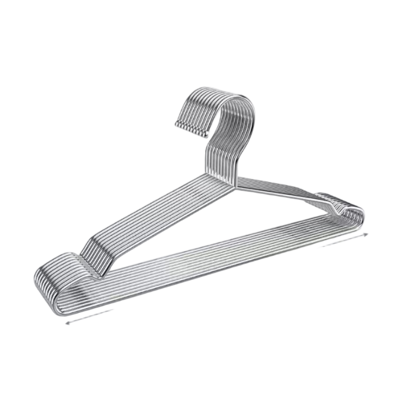优诗提念YSTN-YJ011 不锈钢衣架10个/组(计价单位:组) 银色