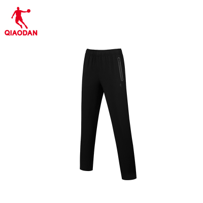 乔丹 女款梭织运动长裤速干透气运动服KYK32251153S 黑色