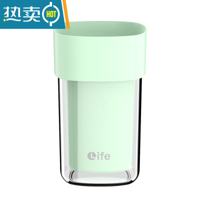 敬平韩版带盖透明防水防尘漱口洗口杯刷牙杯牙刷牙膏杯情侣旅行套装杯 绿色洗漱杯