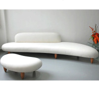 创意沙发组合简约现代休闲个性弧形时尚布艺沙发鹅卵石沙发可定制