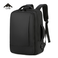 三人居 黑色双肩包 SRJYSC1905 个