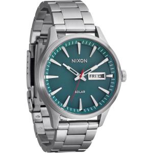 Nixon Sentry Solar Stainless 尼克松男腕表欧美石英黑金手表