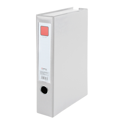 齐心 A1297 磁扣式PVC档案盒 A4 55mm 灰