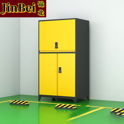 锦北车库收纳柜密码防盗铁皮柜车位杂物储物柜大空间防潮柜 上翻B1款