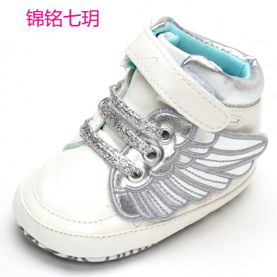 锦铭七玥婴儿翅膀鞋宝宝学步鞋外贸原单室内个性百搭软底步前鞋