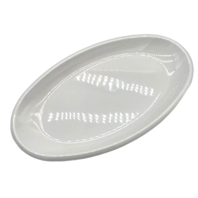 先互丁 密胺仿瓷鱼盘 16英寸(23*40cm) 个