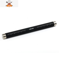 mcas大号硅胶擀面杖不锈钢面棒擀面棍杆饺子皮器烘焙工具 敬平 黑色