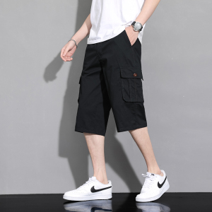 渔人船长夏季男士七分裤时尚休闲运动裤中裤美式工装裤