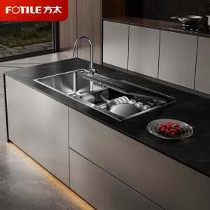 方太水槽洗碗机家用 10套双层顶配锅碗同洗 洗碗不弯腰 五星消杀认证 不锈钢槽体水槽一体嵌入式02-M3