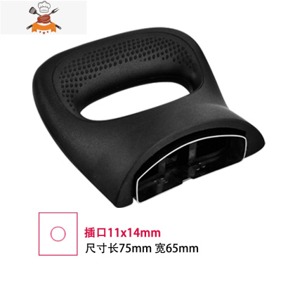 通用防烫耐热锅配件奶锅汤锅蒸锅耳朵锅把手柄单孔双孔锅耳可高温 敬平 F款(单孔非通用) 一对锅具配件