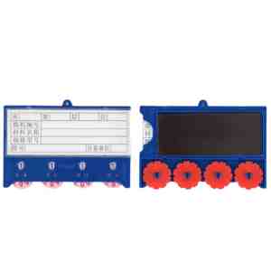 亿洛莱 全磁四轮料签 65*100mm 个