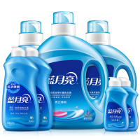 蓝月亮薰衣草亮白2kg+薰亮白1kg瓶×2+神器500g×2+旅行装80g×2 洗衣液10斤套装
