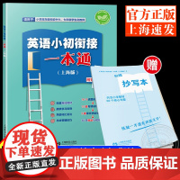 2025英语小初衔接一本通上海版衔接六年级七年级小升初精选教材高频话题与新教材高度接轨专项训练综合测试卷答题技巧附赠抄写