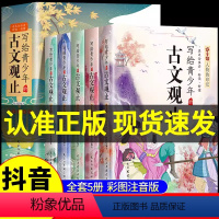 [全5册]写给青少年的古文观止 [正版]抖音同款写给青少年的古文观止全套5册 文言文译注详解注音版白话文青少版小学生版初