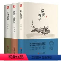[正版]老舍经典作品全3册 四世同堂/骆驼祥子/茶馆龙须沟 老舍选集现当代小说 文学文化哲学宗教书籍作品集散文书籍