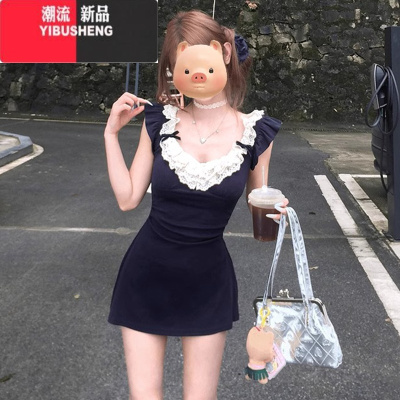 YIBUSHENG法式性感纯欲小飞袖连衣裙女季2024新款小个子收腰辣妹包臀短裙