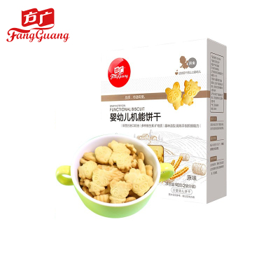 方广辅食宝宝儿童饼干机能饼干（原味）90g