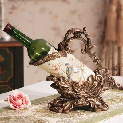 家用摆件葡萄酒创意客厅吧台餐桌装饰红酒架摆设酒柜提式