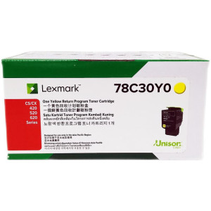 利盟(Lexmark)78C30K0/C0/M0/Y0 碳粉盒