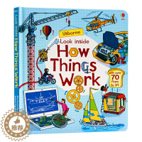 [醉染正版]看里面系列 事物运转的秘密 Look Inside How Things Work 英文原版儿童英语早教纸板