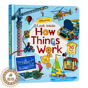 [醉染正版]看里面系列 事物运转的秘密 Look Inside How Things Work 英文原版儿童英语早教纸板