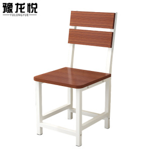 豫龙悦钢木餐椅