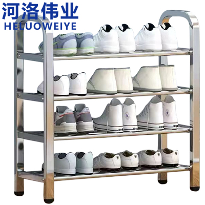 河洛伟业不锈钢鞋架66cm个