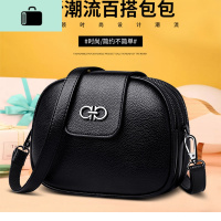 软皮休闲圆形单肩斜挎小包包中年女士百搭妈妈手机包2020新款背包NEW LAKE女士单肩包