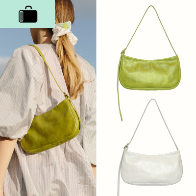 中古包包女2020夏季新款小众设计简约百搭腋下包油蜡皮手提包小包NEW LAKE女士单肩包