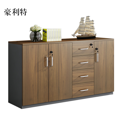 豪利特办公室矮柜储物柜文件柜3门4抽屉