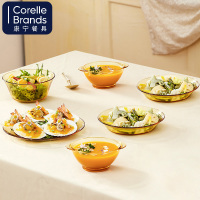 康宁玻璃餐具-CORNINGWARE2件套黄盒