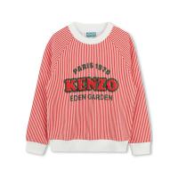 高田贤三(Kenzo)男童运动长袖卫衣棉质直条纹圆领舒适休闲百搭配