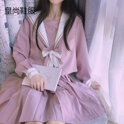 新品直营-疆拓(JIANGTUO)鹿鸣jk制服衬衫短裙日系水手服学院风百褶裙套装/单件学生装