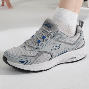 Skechers斯凯奇男鞋新款缓震透气休闲鞋耐磨健步鞋跑步鞋220034-BKCC ZP