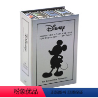 [正版]迪士尼纪念明信片套盒(100张)英文原版The Disney Animation Postcard