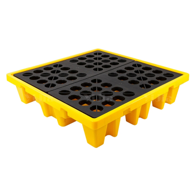 翌嘉YJ4120562防渗漏托盘危废化学品防泄漏塑料托盘 1300*1300*300