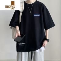 YANXUins潮牌韩版短袖T恤男夏季潮流小众中袖体恤学生痞帅青少年上衣服