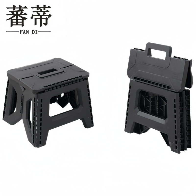 蕃蒂塑料凳矮凳 黑色个