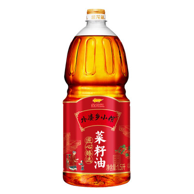 金龙鱼 外婆乡小榨匠心臻选菜籽油 1.5L