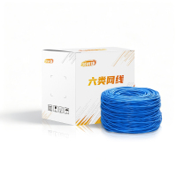 领柯捷 LKJ-WX08 300.00米/箱 0.57mm六类4对非屏蔽低烟无卤 网线(计价单位:箱)蓝色