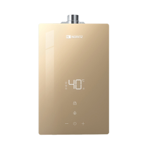 能率(NORITZ) 13升燃气热水器 全屏玻璃面板 综合降噪 全屋智能恒温 天燃气强排式 13EP5FEX 时尚高端