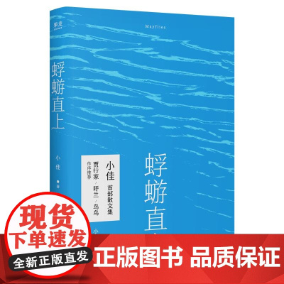 蜉蝣直上 脱口秀演员小佳首部散文集太白文艺出版社非虚构文学女性小人物生活