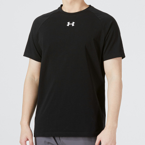 安德玛(Under Armour)男装新款运动休闲潮流上衣跑步健身透气短袖t恤6015379-009 ZP