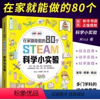 [正版] 在家就能做的80个STEAM科学小实验 人民邮电 亲子阅读儿童幼儿园steam科学书籍提升孩子动手能力逻辑思