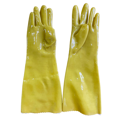 赞属 乳胶耐酸碱手套 45CM 双