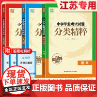 [江苏专用]2024小学毕业考试试题分类精粹试卷精编语文数学英语小学6/六年级练习册小升初专项训练真题模拟试卷资料总复习