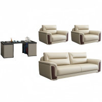 悦兴诚接待沙发203*85*92cm(1+1+3+功夫茶几)套