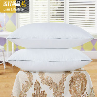 棉磨毛纤维枕芯单件宾馆枕头一对学生宿舍单人枕芯 三维工匠